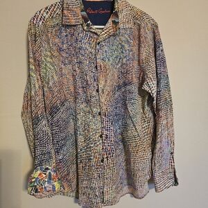 Robert Graham Multicolor Patterned Shirt